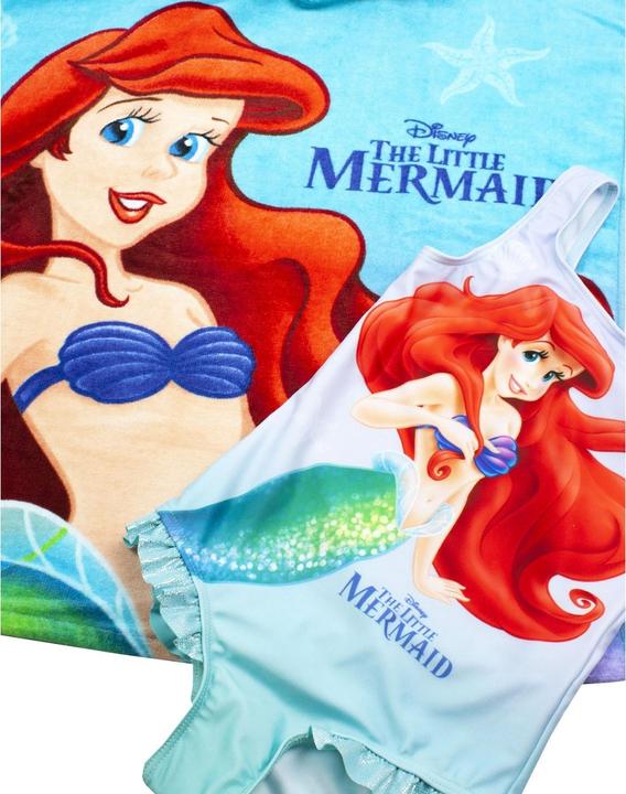 Image du produit The Little Mermaid Ensemble maillot de bain et poncho fille (122)