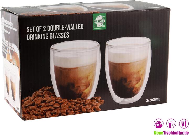 Actual product image neuetischkultur Set of 2 double-walled thermo glasses without handle (300 ml, 2 x)