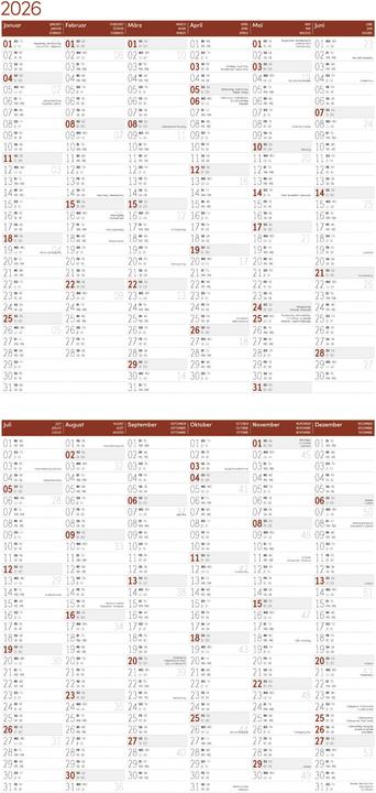 Produktbild Pferde Kalender 2026 - 30x30 (30 x 30 cm, Harter Einband, Deutsch)