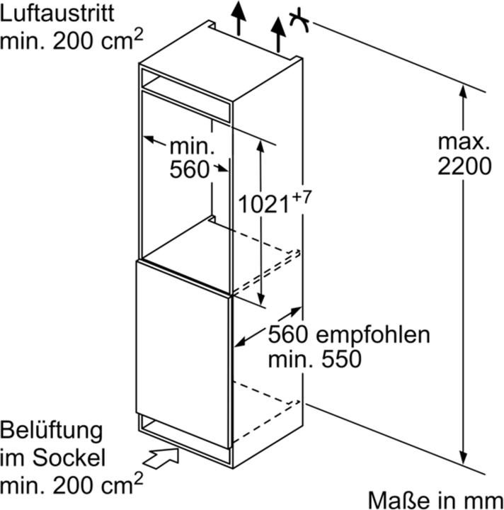 Produktbild Bosch Hausgeräte KIL32NSE0 (147 l)