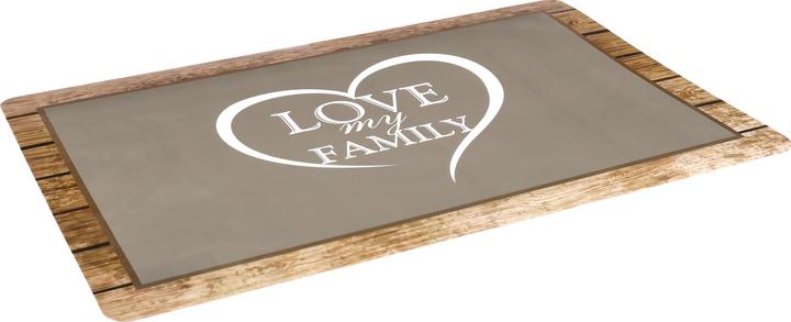 Flamingo rechteckige bodenmatte shabby chic