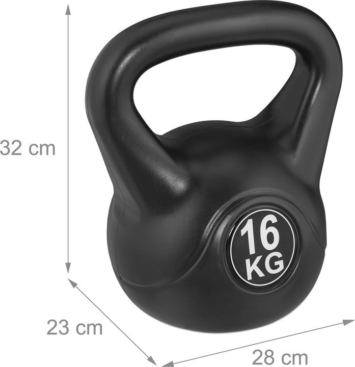 Immagine prodotto Relaxdays Kettlebell (1 x 16 kg)