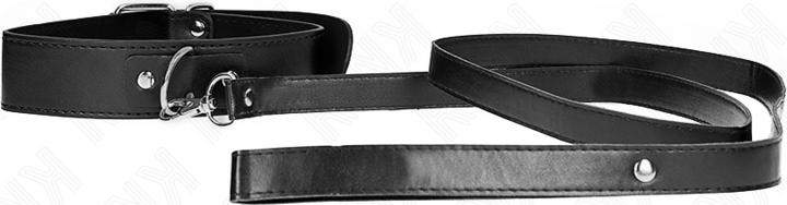 Actual product image Kink NECK CHAIN WITH BELT 116 CM BLACK BELT ADJUSTABLE 32-50 CM X 8 CM