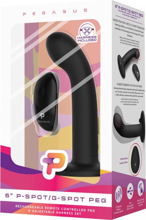 Actual product image Pegasus 6" P-Spot/G-Spot Peg