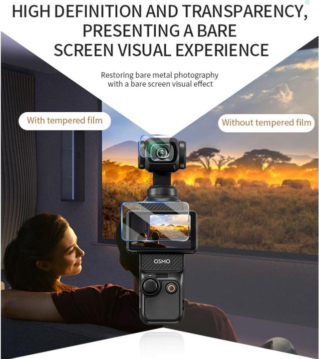 Produktbild Ueli Express 4 in 1 Panzerglas Set (Osmo Pocket 3)