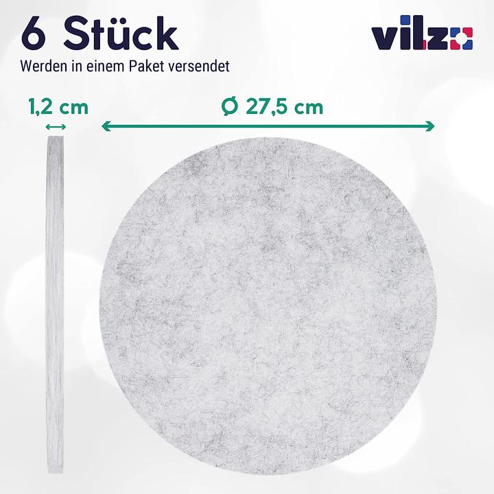 Immagine prodotto Vilz Assorbitore acustico, grigio marmo - 6 pezzi (6 pz.)