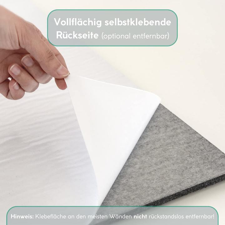 Immagine prodotto Vilz Assorbitore acustico, grigio marmo - 6 pezzi (6 pz.)