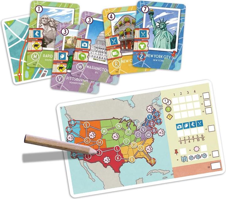 Immagine prodotto Game Factory Viaggio in macchina negli Stati Uniti (mult) (Tedesco, Francese, Italiano, Inglese)