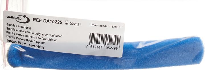 Actual product image Omnimed Finger spoon silver blue