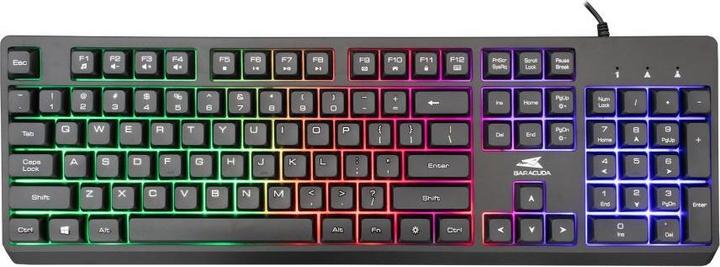 Image du produit Baracuda gaming membrane Keyboard STARFISH, US Layout, Black (BGK-02114) (US, Filaire)