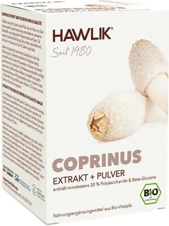 Produktbild Hawlik Coprinus Extrakt und Pulver Kapsel (120 Stück, Kapseln, 64 g)