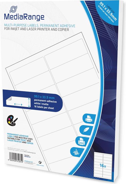 Actual product image MediaRange Permanent adhesive