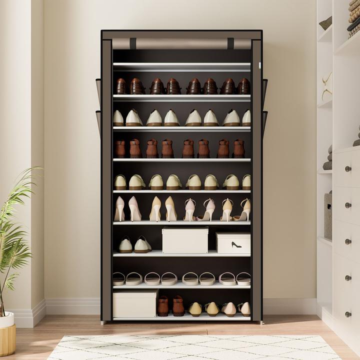 Actual product image Juskys Shoe cabinet (88 x 160 x 28 cm)
