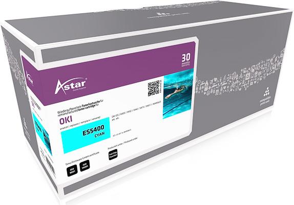 Actual product image Astar AS20212 OKI ES5400 Toner CYA - toner unit - cyan (C)