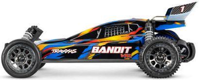 Produktbild Traxxas Bandit VXL blau BL 2.4GHz TSM ohne Akku/Lader (RTR Ready-to-Run)