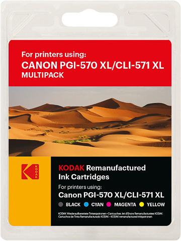 Produktbild Kodak Supplies 185C057168 passend für Canon MG5750 (5) Multicolor Kompatibel zu PGI570XL CLI571XL 1x