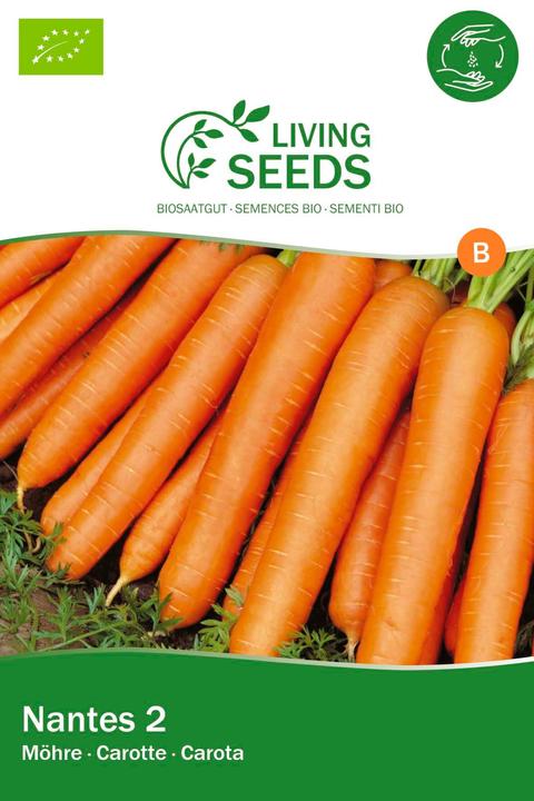 Living Seeds Carota, Nantes 2 (Semi di verdura)