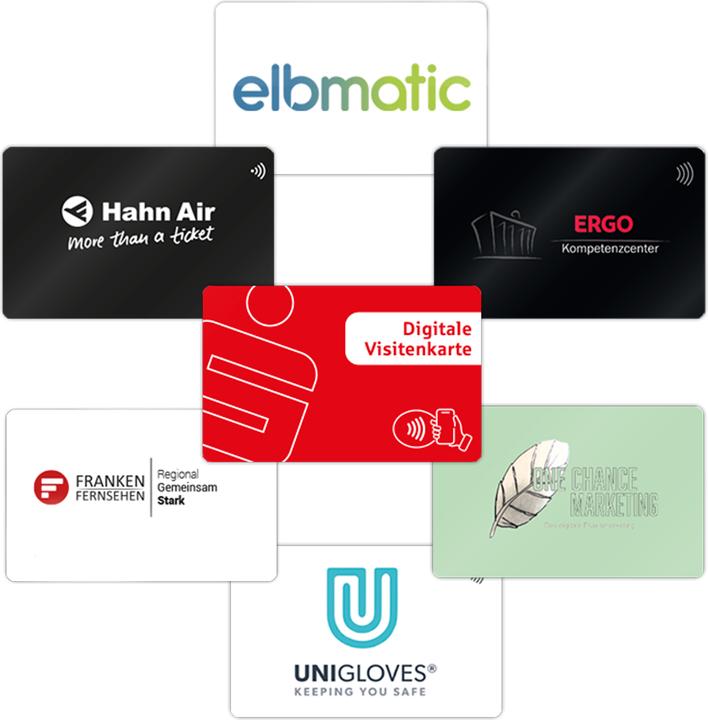 Actual product image wazzl Personalisable Smartcard - Digital Business Card NFC