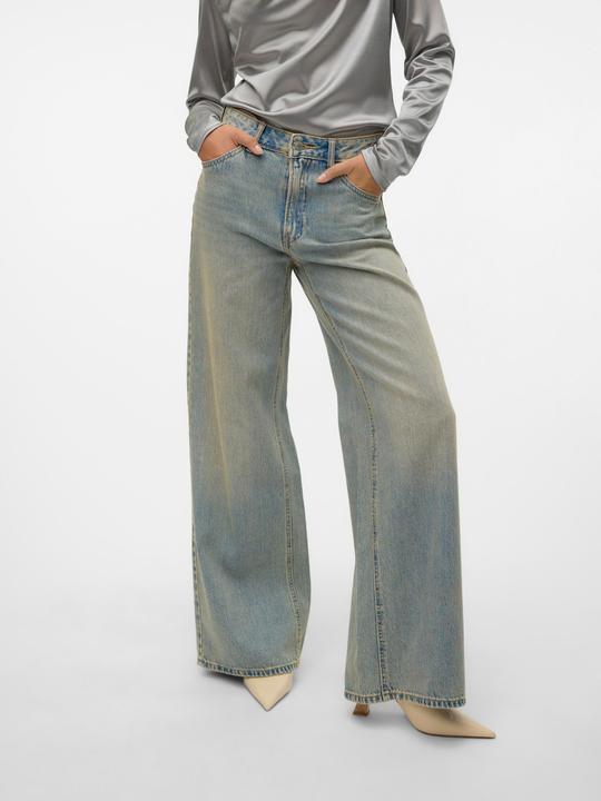 Image du produit Vero Moda VMREMY Mid Rise Weiter Beinschnitt Jeans Weit geschnitten (W28/L34)