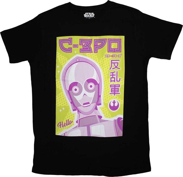 Immagine prodotto Star Wars Maglietta C-3PO Giapponese Adulto Unisex (M)
