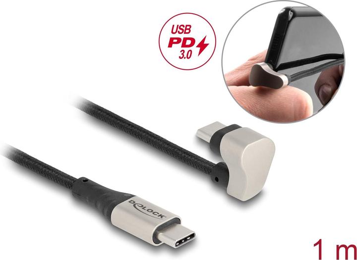 Actual product image Delock USB C — USB C (1 m, USB 2.0, 60 W)