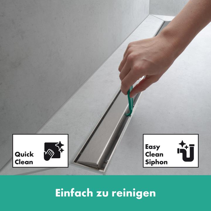 Actual product image hansgrohe HG RainDrain Compact complete shower channel set 1200mm (1200 mm)