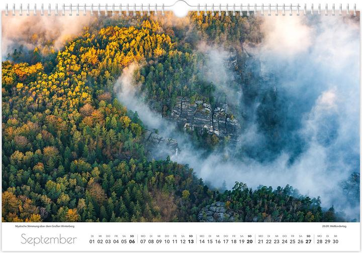 Actual product image Kalender Schsische Schweiz 2026 (45 x 30 cm, German)