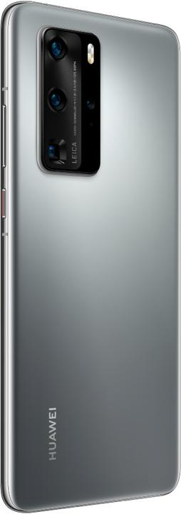 Actual product image Huawei P40 Pro (256 GB, Silver Frost, 6.58", Hybrid Dual SIM + eSIM, 50 Mpx, 5G)