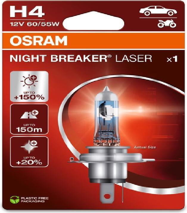 Image du produit Osram 64193NL-1BL Halogen Leuchtmittel Night Breaker® Laser Next Generation H4 6 (H4)