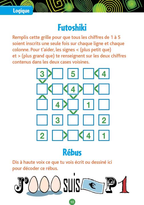 Produktbild Jeux et énigmes, du CM1 au CM2, 9-10 ans (Französisch, Eric Berger, Michèle Lecreux, Pascal Guichard, Clémence Roux de Luze, 2022)