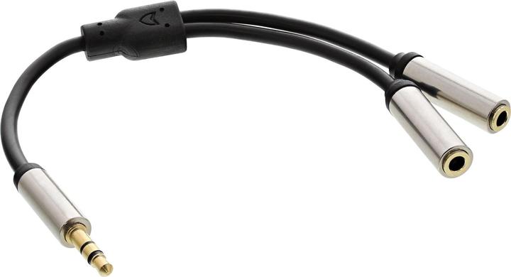 InLine 3.5mm Klinke – 2x 3.5mm Buchse (0.15 m, 3.5mm Klinke (AUX))