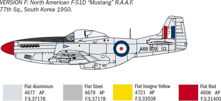 Produktbild Italeri 1:72 F-51D Korean War