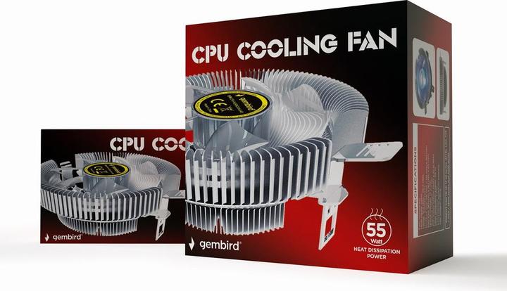 Actual product image Gembird CPU cooling fan Huracan X40 (112 mm)