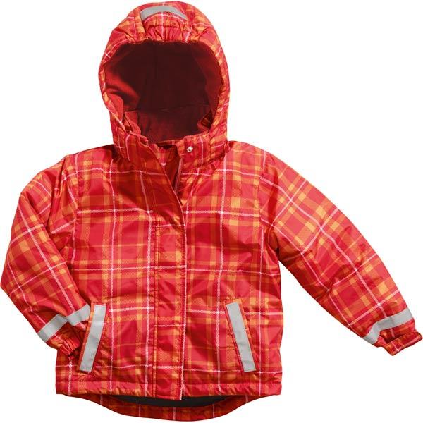 Produktbild Playshoes Schnee-Jacke Karo rot orange (80)