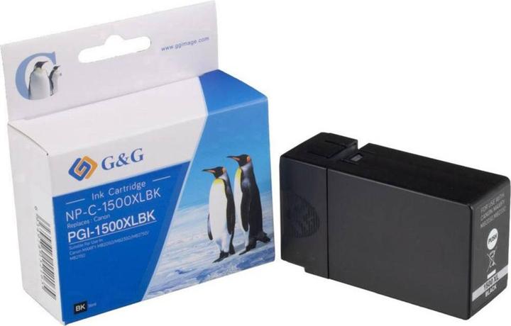 Actual product image Ink cartridge replaces PGI-1500XL BK