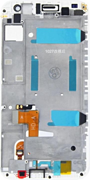 Image du produit OEM Huawei Ascend G7 LCD avec cadre blanc (Huawei Ascend G7)