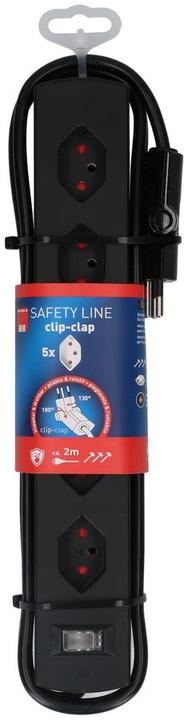 Produktbild Max Hauri Safety Line 90° mit Schalter (5 x, Typ 13, 2 m)