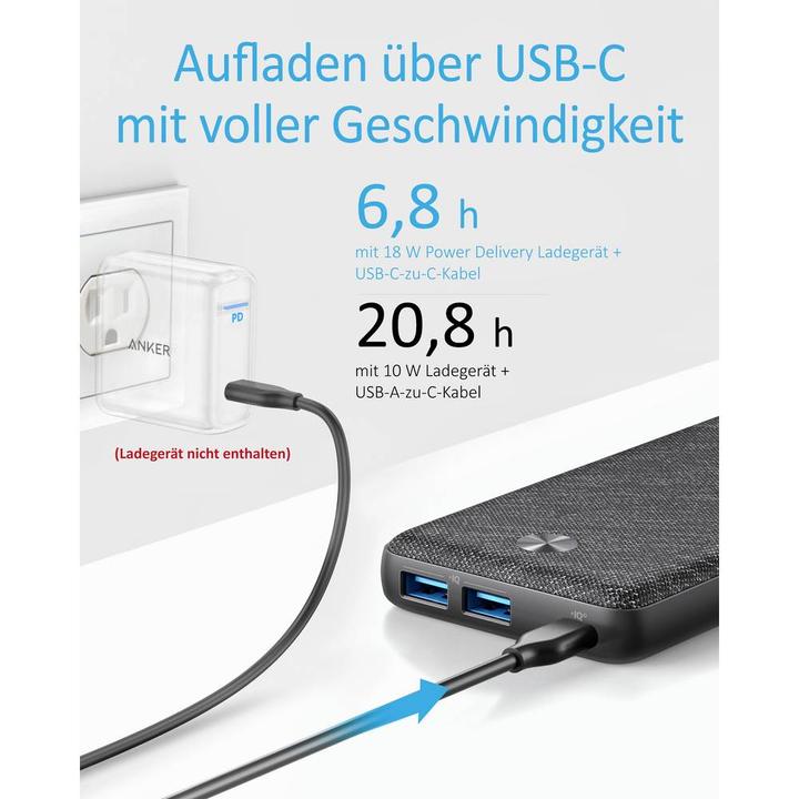 Produktbild Anker PowerCore III Sense 20K (20000 mAh, 20 W, 74 Wh)