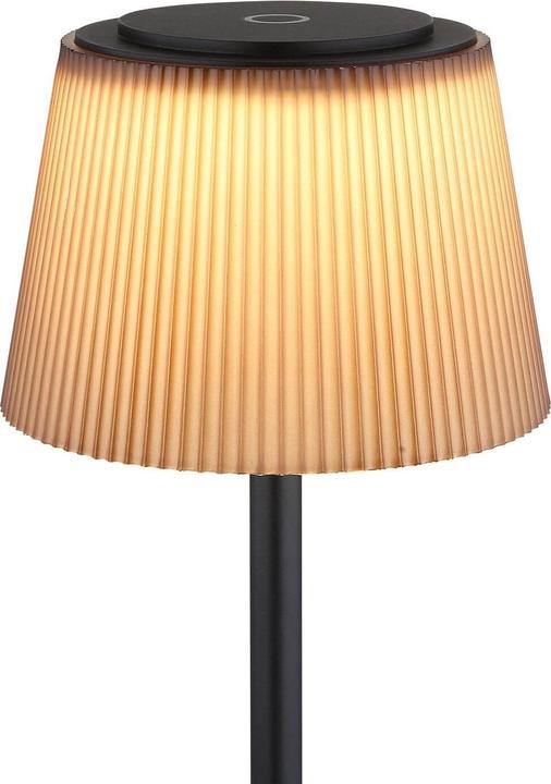 Produktbild Globo Gregoir LED Stehleuchte 4W CCT IP44 Schwarz Matt, Metall Ø13cm 58434SB