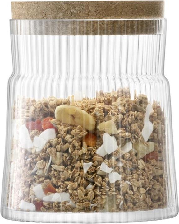 Actual product image LSA Gio Line Container & Cork Stopper H17.5cm Clear