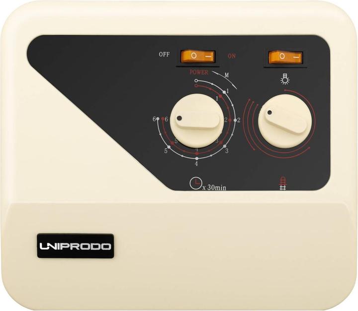 Produktbild Uniprodo Saunasteuergerät Saunasteuerung Sauna Controller Sauna Steuergerät 400V 3N