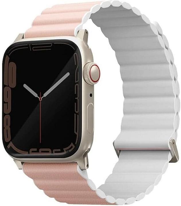 Actual product image Uniq pasek Revix Premium Apple Watch Series 1/2/3/4/5/6/7/8/SE/SE2 38/40/41mm Edition Reversible Mag (Silicon, ecological leather, Plastic)