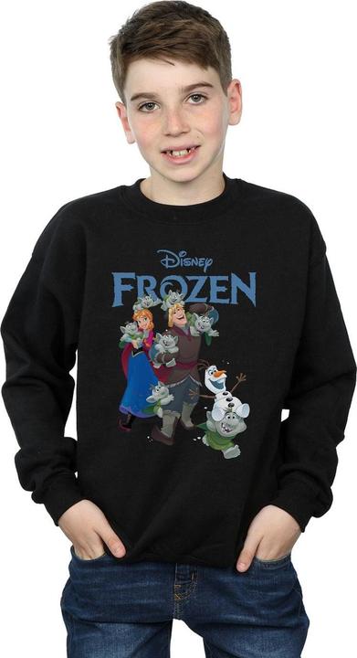 Actual product image Disney Boys Frozen Happy Trolls Sweatshirt (140, 146)