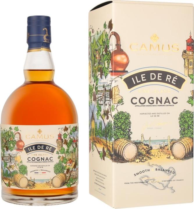 Camus Ile de Re Fine island Elegance Cognac mit Etui (1 x 70 cl)