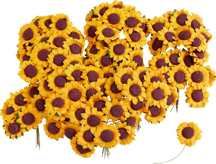 Actual product image VBS Sonnenblume aus Papier mit Draht
