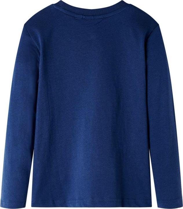 Image du produit VidaXL Tee-shirt manches longues enfant bleu marine 92,Matière : 100 (92)