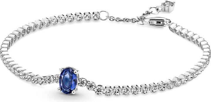 Pandora Tennis Armband Funkelndes Pavé (20 cm, Sterling-Silber)