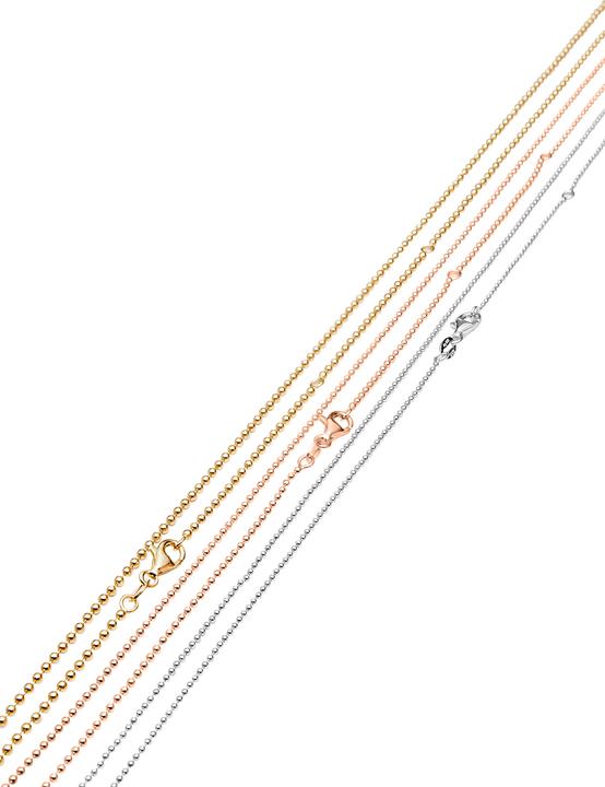 Produktbild Leyda Kette Kugel (vergoldet 750 / 18 K Gold, Silber 925, 70 - 80 cm)