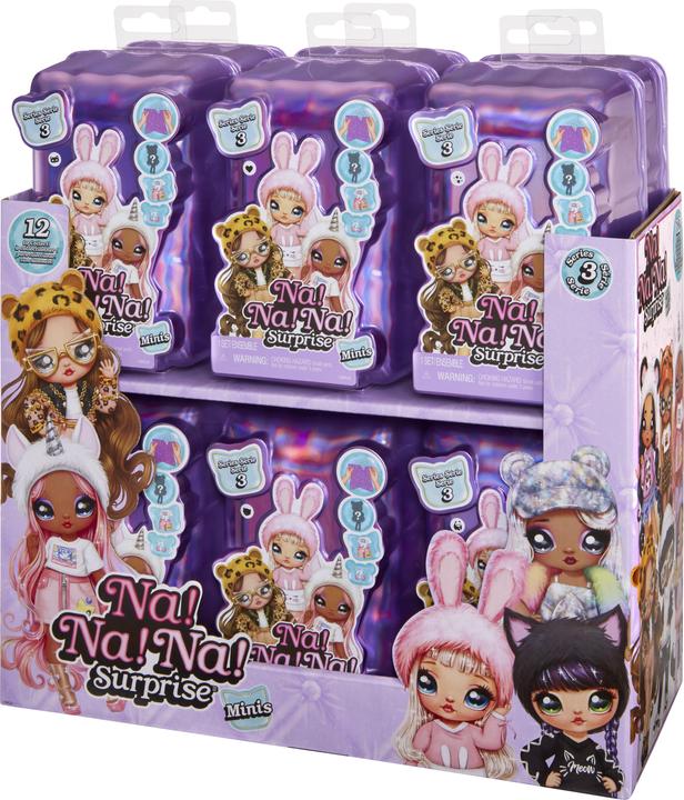 Actual product image MGA Na! Na! Na! Surprise Minis Assortment Series 3 in PDQ