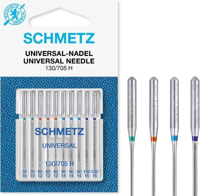 Produktbild Schmetz Nähmaschinennadeln Standard 130/705H Stärke 70-100 10 St